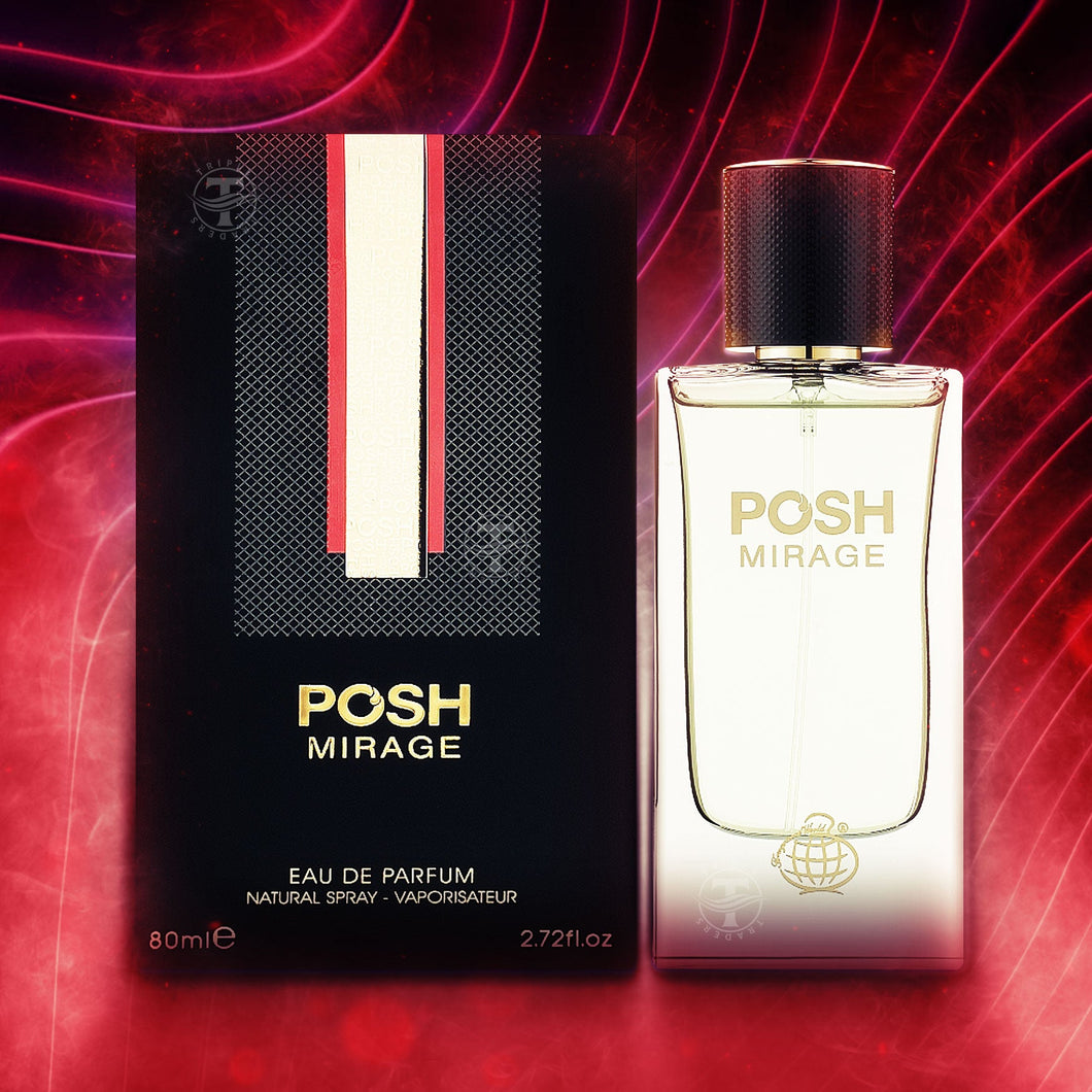 Posh Mirage Eau De Parfum by Fragrance World 80ml 2.72 FL OZ