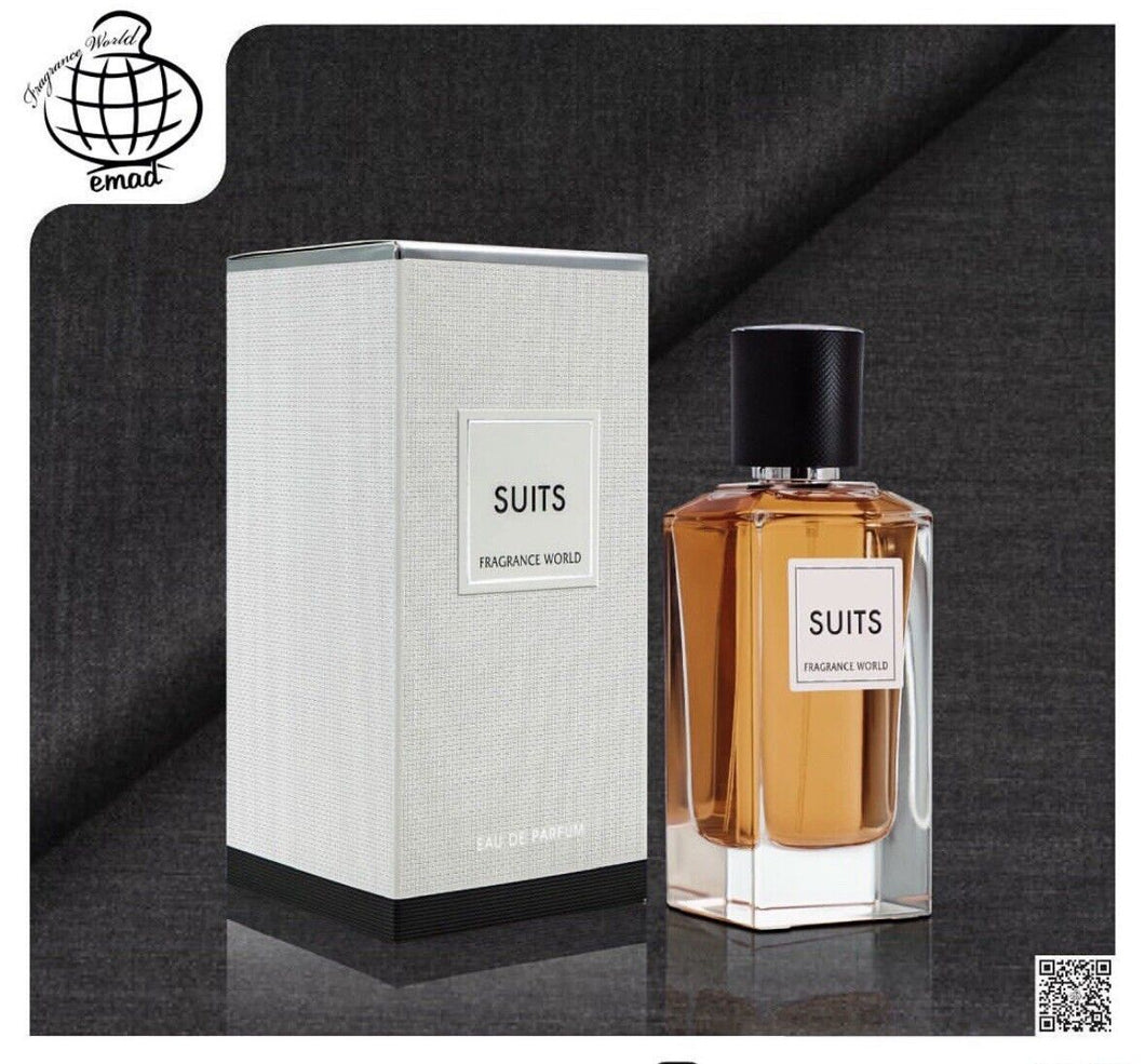 Suits Eau De Parfum By Fragrance World (Similar To Tux Maison Alhambra) 100ml 3.4FL OZ
