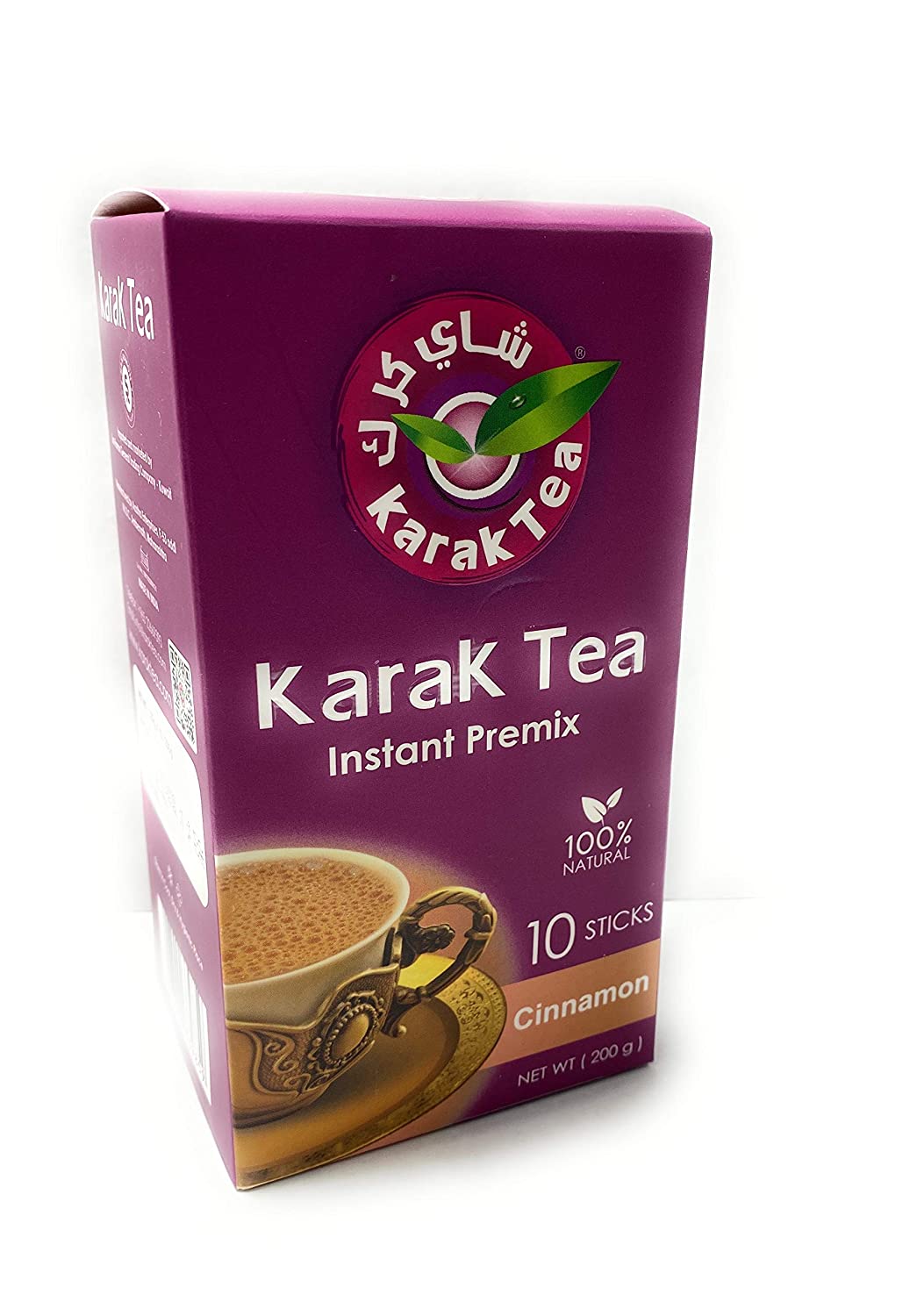 Karak Tea Cinnamon Flavor Instant Premix 100% Natural with Milk Powder Pre Mix Chai Latte