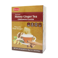 Pocas Honey Ginger Tea, Cinnamon, 12.7 Ounce, 20 Bags