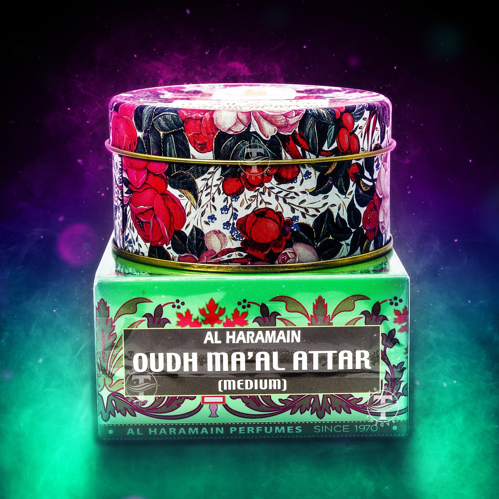 Al Haramain Oudh Ma'al Attar (Medium) Incense Bakhoor 40 gm