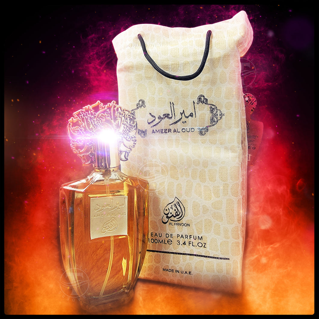 Ameer Al Oud Eau De Parfum 100ml 3.4 FL OZ AL Fanoon Made In UAE