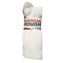 American Rough White Socks 3 pack Made in USA XL Size 12-15 ( Ladies Size 12+ )