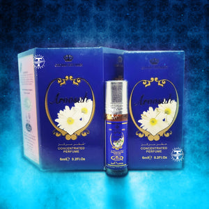 6X PIECES OF Aroosah Concentrated Perfumes - Al Rehab Crown Perfumes ( 6ml  x 6 )