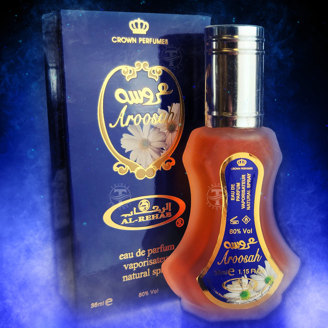 Aroosah Eau De Parfum Al Rehab Crown Perfumes 35ml 1.15 Fl Oz