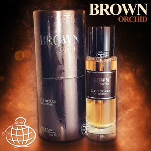 BROWN ORCHID 30ML 1.02 OZ CLIVE DORRIS COLLECTION EAU DE PARFUM BY FRAGRANCE WORLD ORIENTAL PERFUME COLOGNE