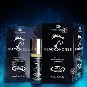 Black Horse - Crown Perfumes - 6 Pieces of Concentrated Perfumes - 6ml each