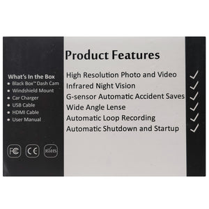 Dashcam Camcorder  - Super Mini Camera - 1080P Full HD - GS8000L