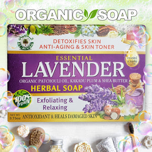Essential Lavender - Organic Soap - 100% Natural By Al-Riyan