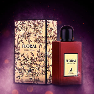 Floral Ambrosia Eau De Parfum By Maison Alhambra | Lattafa 3.4 Fl Oz 100ml Oriental Perfume