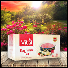 Vital Kashmiri Tea With Pistachio & Almond Topping - 25 Tea Bags 50gm 1.76 oz