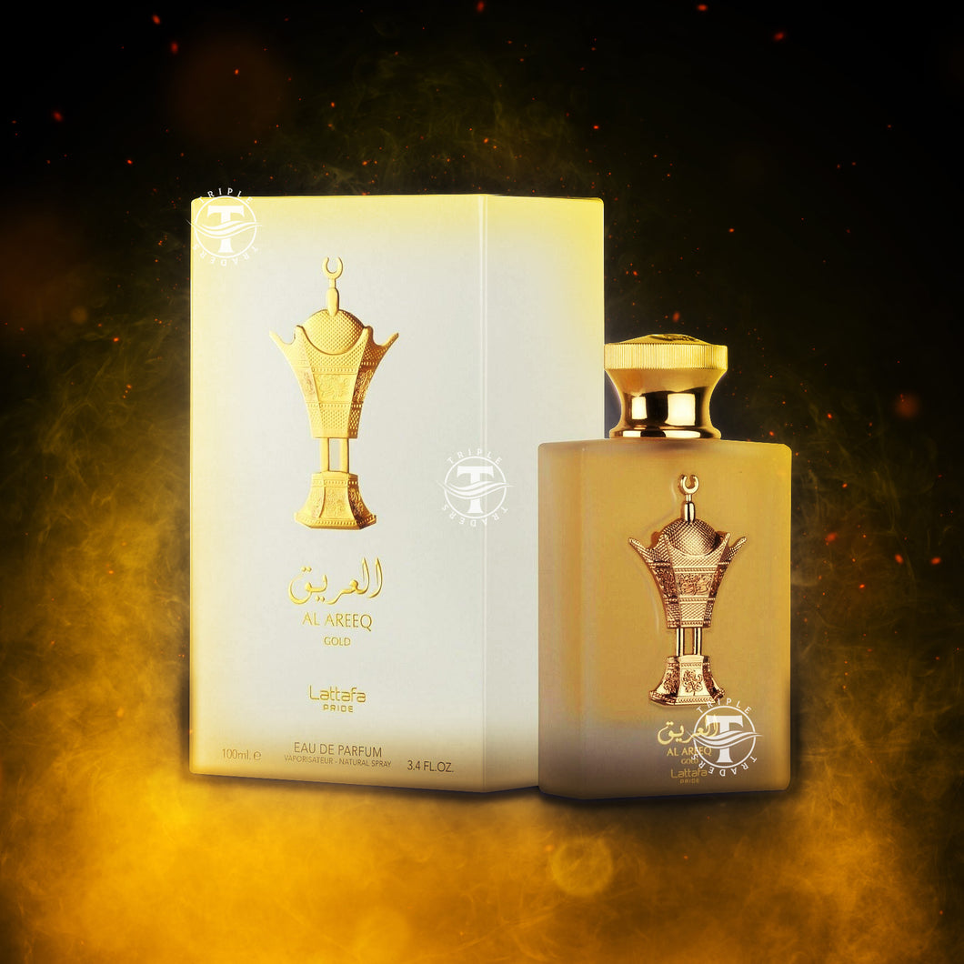 Al Areeq GOLD By Lattafa 100ml 3.4 FL OZ Eau De Parfum
