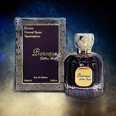 Baroque Satin Oud Eau De Parfum By Maison Alhambra | Lattafa | Oriental Perfume3.4 Fl Oz 100ml