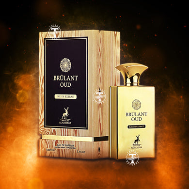 Brulant Oud Eau De Extrait |  Maison Alhambra By lattafa 100 ml 3.4 FL. Oz