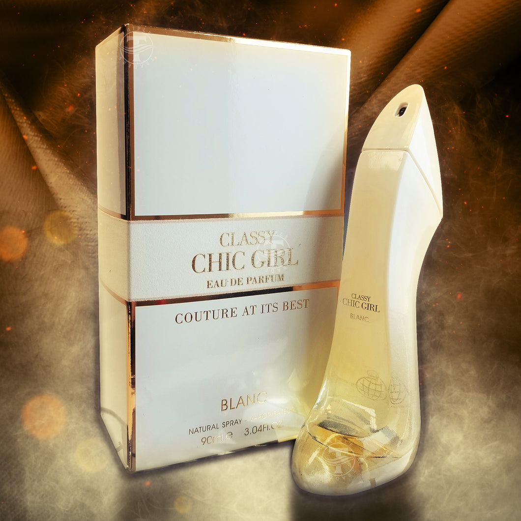 Classy Chic Girl EDP - Couture At Its Best - Blanc By Fragrance World 90ml 3.04 FL OZ