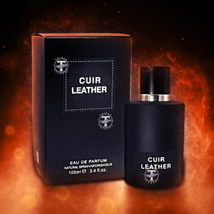 Cuir Leather Eau De Parfum By Fragrance World 100ml 3.4 FL OZ Oriental Perfume