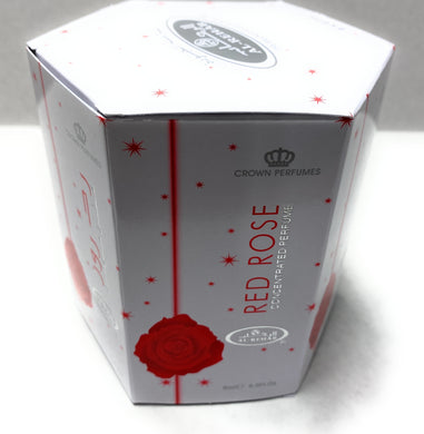 Box of 6 - Red Rose Attar 6ml Rollon Bottle By Al-Rehab (UAE) Alrehab