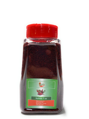 Sumac Ground 7 oz. by Triple Traders Premium Quality Seasoning Spices