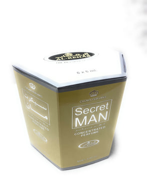 Secret Man Perfume Oil - 6 x 6ml by Al Rehab by AlRehab