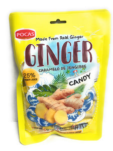 Pocas Hard Candy, Ginger, 100 Gram