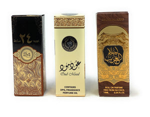 24 Hours Oud, Oud Mood, Ahlam al Arab, 10ml Roll On Attar Oil Perfume Fragrance BY ARD AL ZAAFARAN
