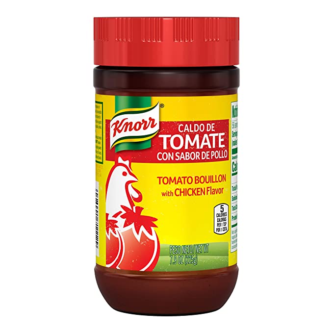 Knorr Tomato Bouillon with Chicken Flavor For Sauces, Soups and Stews Granulated Fat and Cholesterol Free 7.9 oz (225g) Spices
