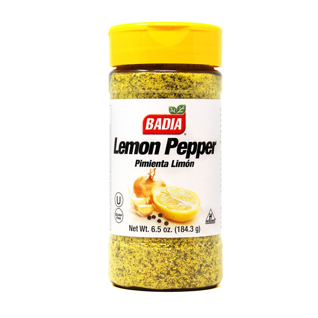Lemon Pepper Seasoning - Pimienta Limon - By Badia 6.5 OZ ( 184.3 g )