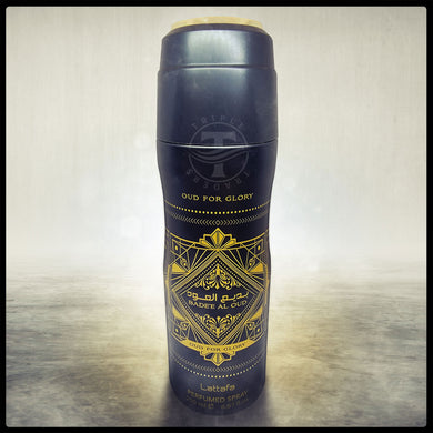Oud for Glory Perfumed Deodorant Body Spray By Lattafa 200ml 6.67 fl. oz.